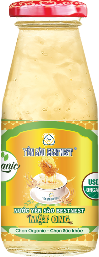 Nước Yến Sào Mật Ong 180ml – 10 Hộp x 6 Chai, Tăng Đề Kháng, Bổ Phổi