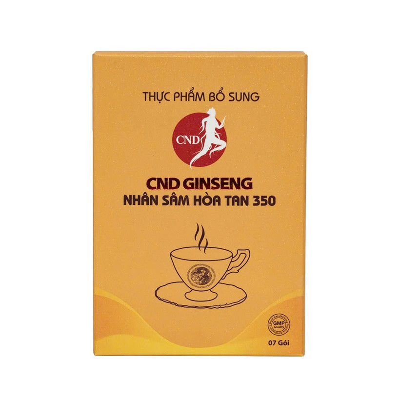 CND Ginseng Nhân Sâm Hòa Tan 350mg Hộp 7 Gói – Tăng Cường Sức Khỏe
