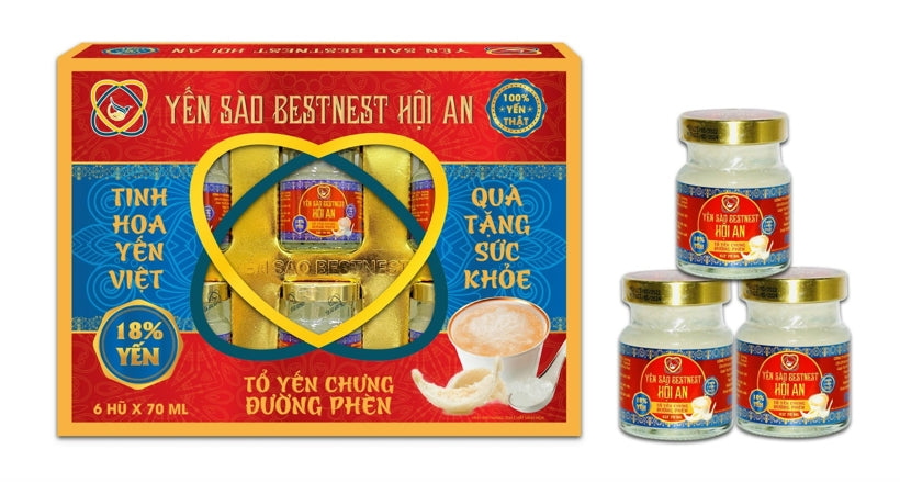 Tổ Yến Chưng Đường Phèn – Thùng 8 Lốc x 6 Hũ, Hỗ Trợ Ngủ Ngon