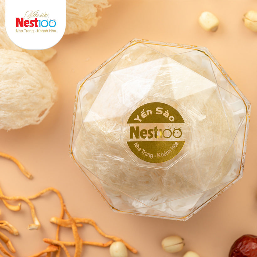 Yến tổ rút lông Nest100 loại đặc biệt 50g - nguyên chất cao cấp