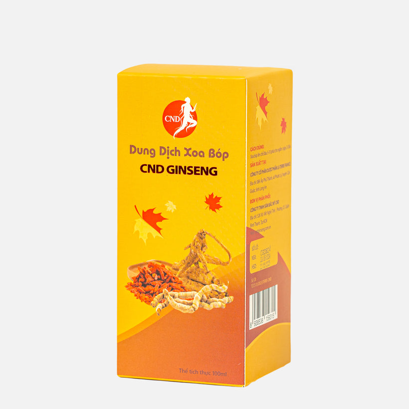 Dung Dịch Xoa Bóp CND Ginseng 100ml – Giảm Đau Nhức Cơ Xương Khớp Mãn Tính