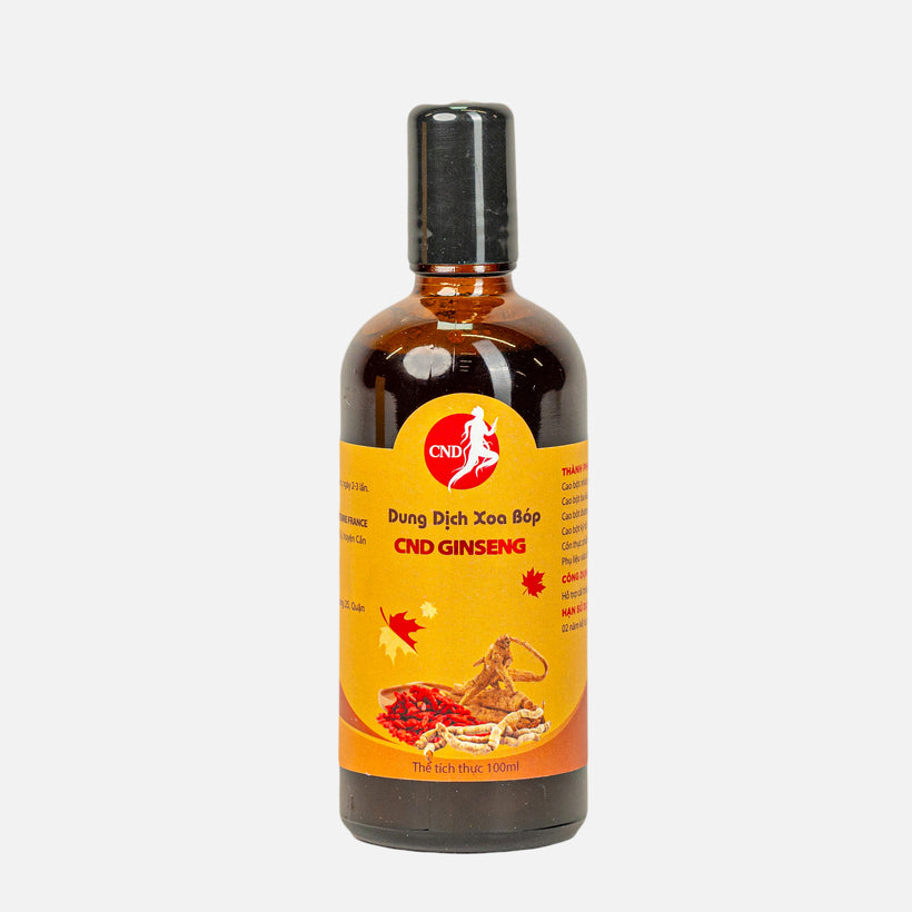 Dung Dịch Xoa Bóp CND Ginseng 100ml – Giảm Đau Nhức Cơ Xương Khớp Mãn Tính