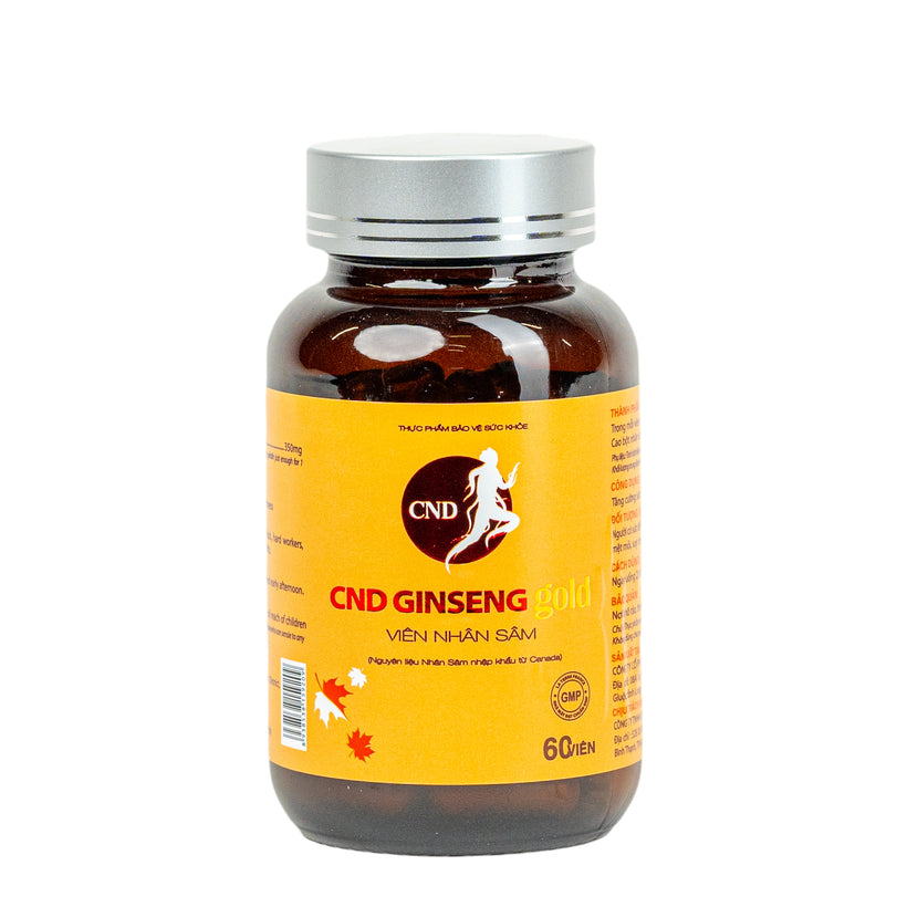 Viên Uống CND Ginseng Gold Nhân Sâm Canada – Hộp 60 Viên – SBMCND07