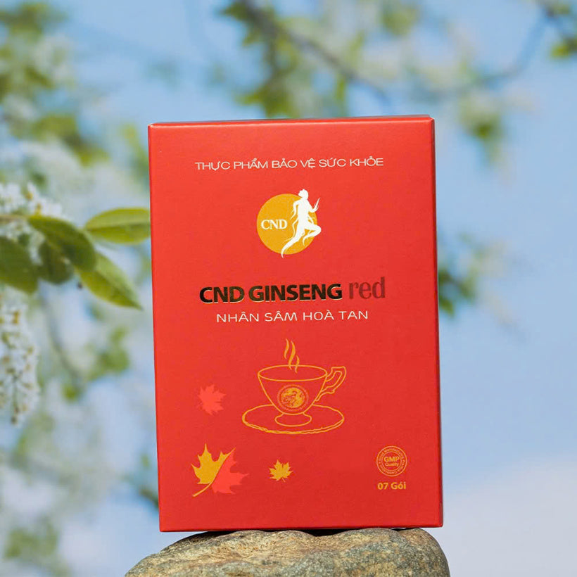 CND Ginseng Red Hộp 7 Gói Nhân Sâm Hòa Tan Hỗ Trợ Bổ Thận Tăng Sức Khỏe