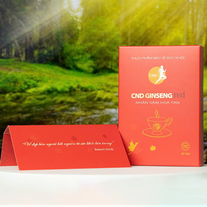 CND Ginseng Red Hộp 7 Gói Nhân Sâm Hòa Tan Hỗ Trợ Bổ Thận Tăng Sức Khỏe