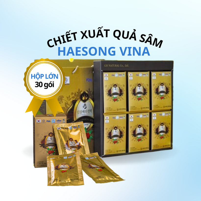 Chiết Xuất Quả Nhân Sâm Ginseng Berry N Extract Hộp 30 Gói