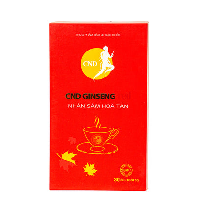 CND Ginseng Red (hộp 30 gói)– Nhân sâm hòa tan, hỗ trợ bổ thận, giảm mệt mỏi