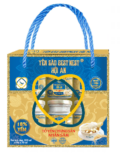 Tổ Yến Chưng Sẵn Hương Nhân Sâm –  Bổ Dưỡng Cho Người Suy Nhược