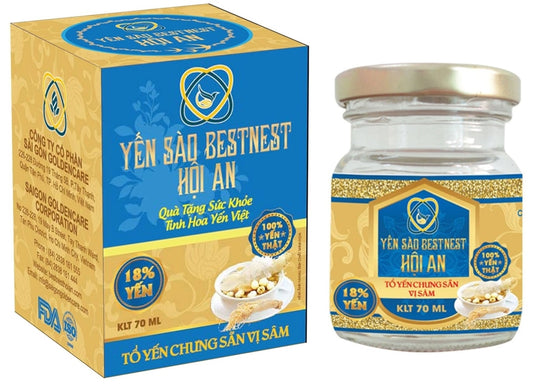 Tổ Yến Chưng Sẵn Hương Nhân Sâm –  Bổ Dưỡng Cho Người Suy Nhược