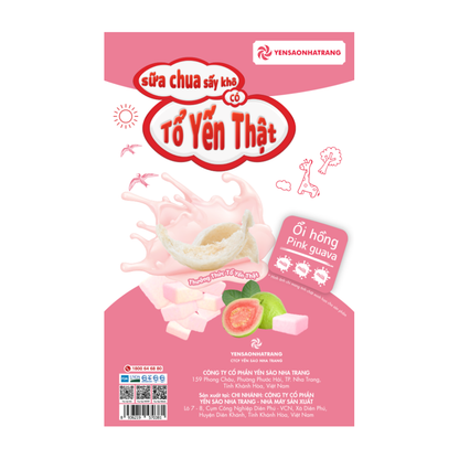 Sữa chua sấy khô tổ yến vị ổi hồng 5 gói hỗ trợ tiêu hóa