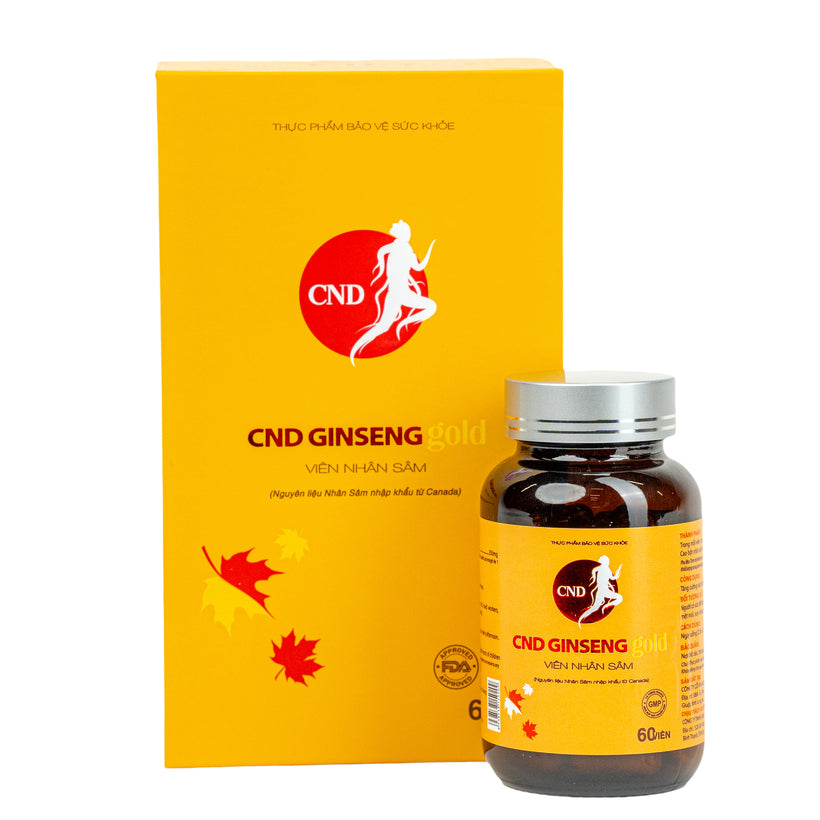 Viên Uống CND Ginseng Gold Nhân Sâm Canada – Hộp 60 Viên – SBMCND07