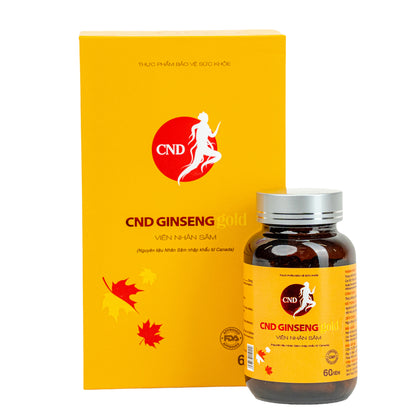 Viên Uống CND Ginseng Gold Nhân Sâm Canada – Hộp 60 Viên – SBMCND07