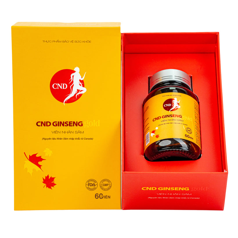 Viên Uống CND Ginseng Gold Nhân Sâm Canada – Hộp 60 Viên – SBMCND07