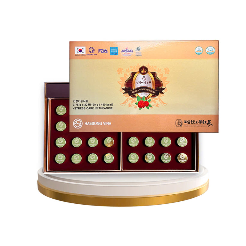 Viên Ngậm Ginseng Berry S Pill Hộp 32 Viên – Quả Nhân Sâm Hàn Quốc