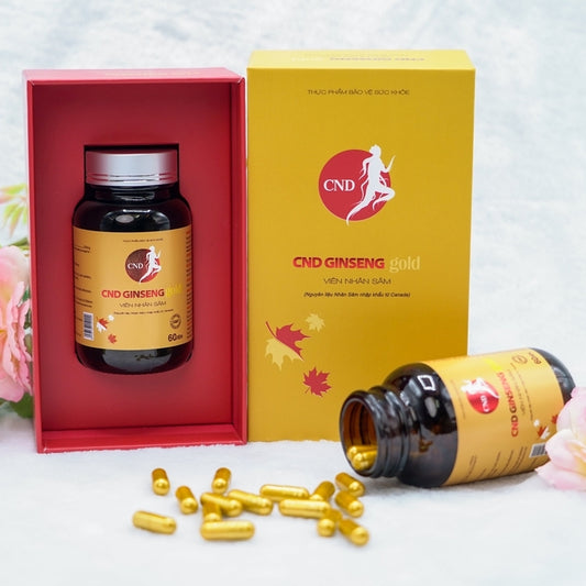 Viên Uống CND Ginseng Gold Nhân Sâm Canada – Hộp 60 Viên – SBMCND07