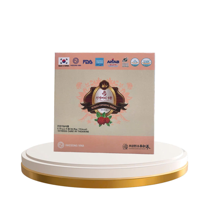 Viên Ngậm Ginseng Berry S Pill Hộp 5 Viên – Tinh Chất Quả Nhân Sâm