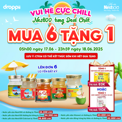 Nước yến Nest100 đông trùng hạ thảo 70ml bổ thận phổi