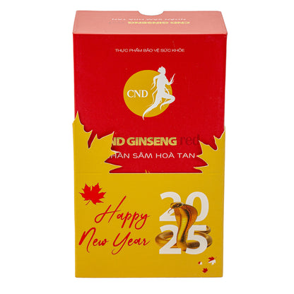 CND Ginseng Red (hộp 30 gói)– Nhân sâm hòa tan, hỗ trợ bổ thận, giảm mệt mỏi