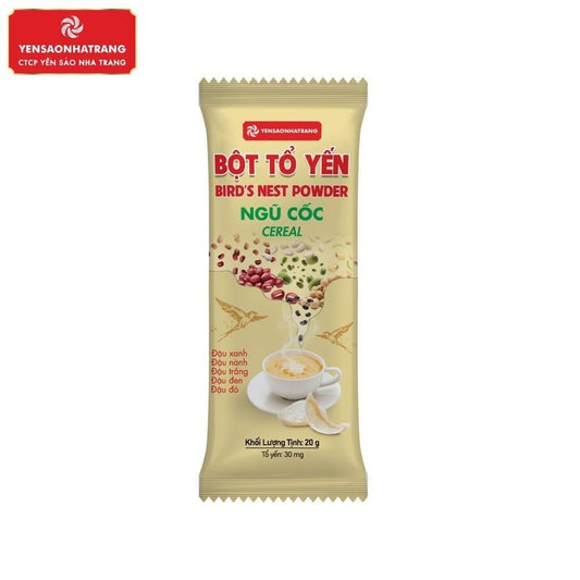 Bột tổ yến ngũ cốc 10 gói bổ sung dinh dưỡng đẹp da dễ uống