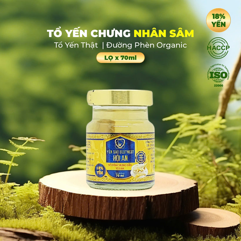 Tổ Yến Chưng Sẵn Hương Nhân Sâm –  Bổ Dưỡng Cho Người Suy Nhược
