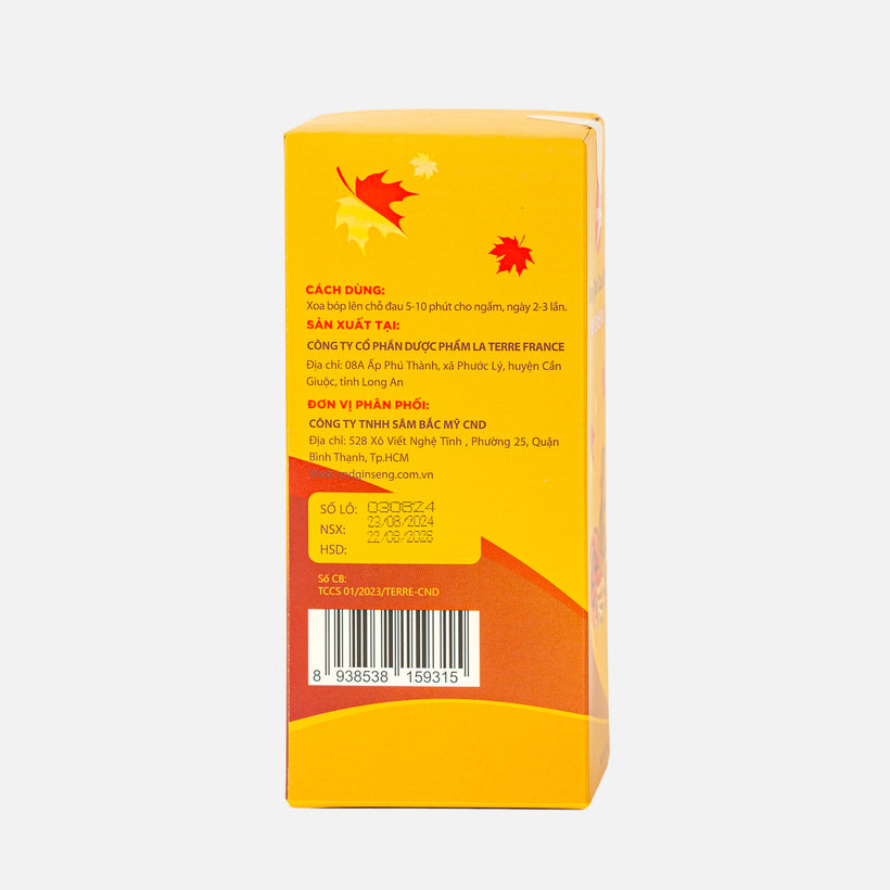 Dung Dịch Xoa Bóp CND Ginseng 100ml – Giảm Đau Nhức Cơ Xương Khớp Mãn Tính