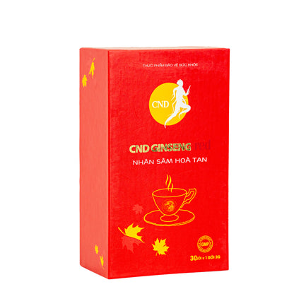 CND Ginseng Red (hộp 30 gói)– Nhân sâm hòa tan, hỗ trợ bổ thận, giảm mệt mỏi