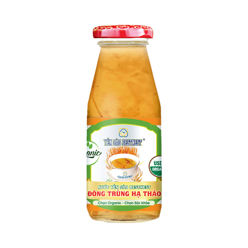 Nước Yến Sào Tam Vị – Kiện 2 Thùng 15 Chai 180ml (Tự Nhiên, Mật Ong, Đông Trùng Hạ Thảo) – Bổ Dưỡng, Đường Organic